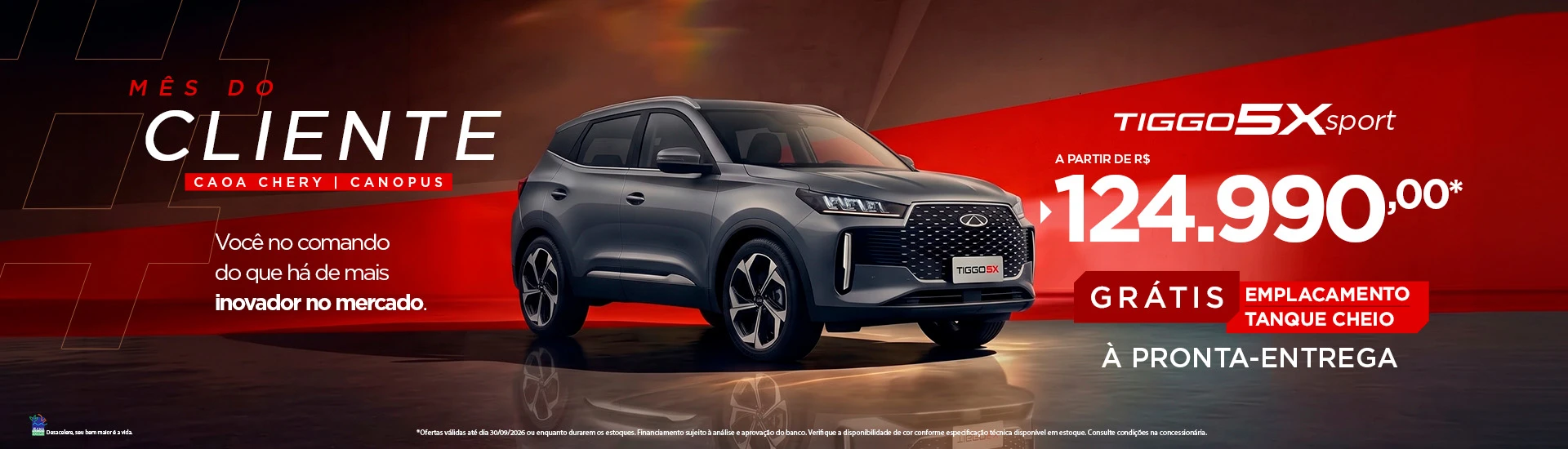 BANNER SITE - Tiggo 5x Sport